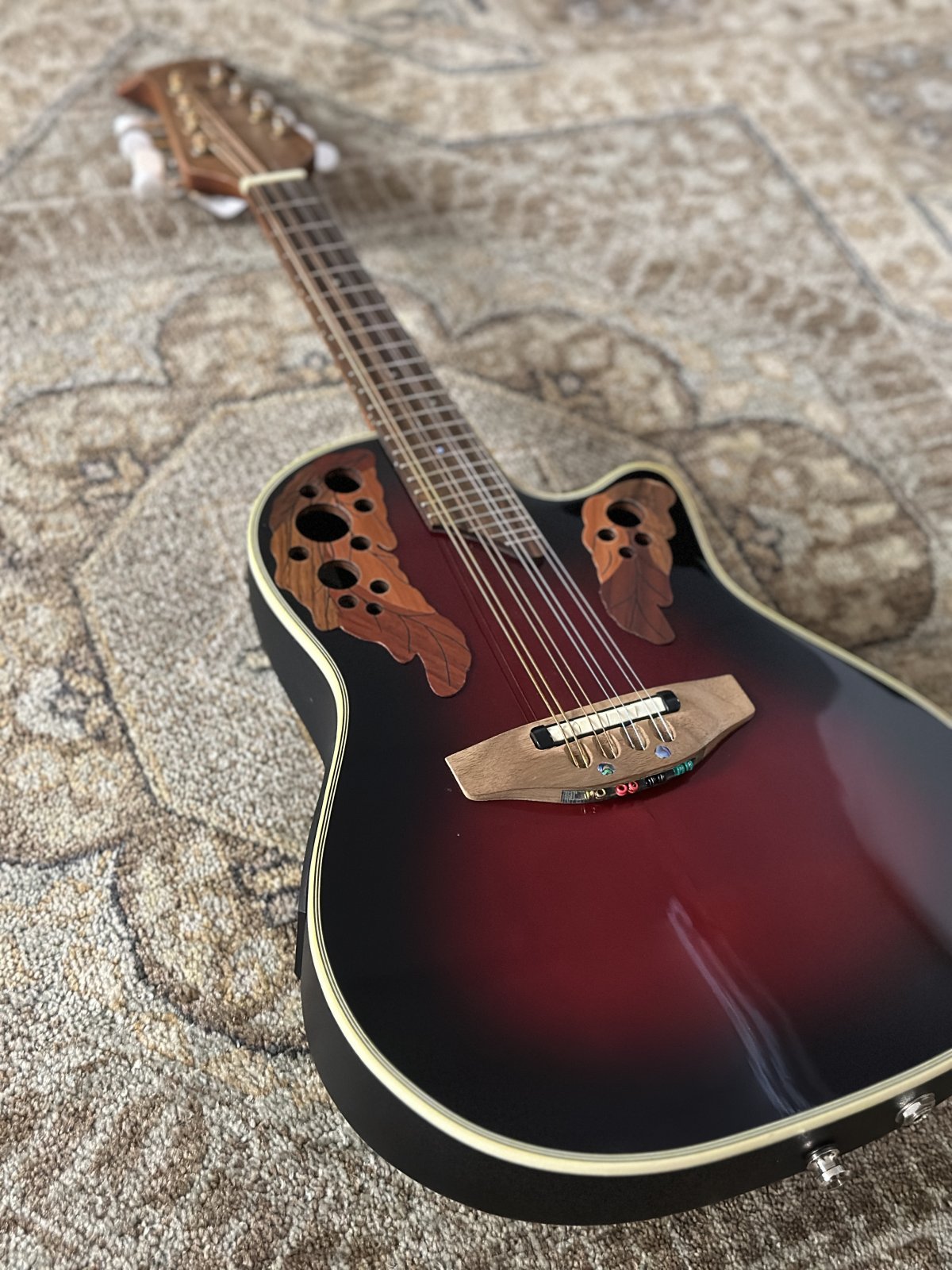Used Ovation MCS-148 Mandolin w/ Hardcase and Pro Setup