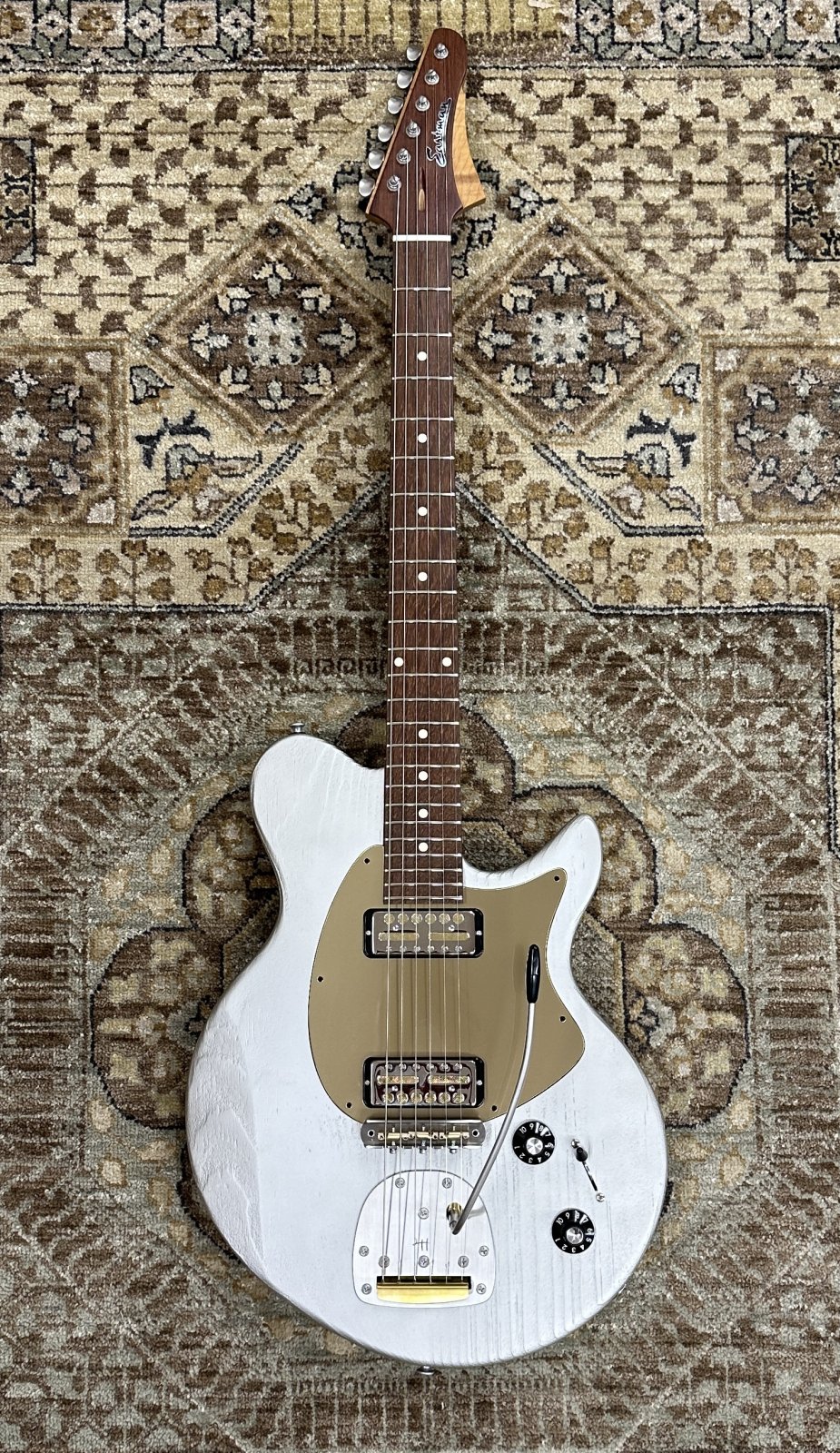 Eastman D'Ambrosio DA-OFFSET'63 Inca Silver w/ Hard Case & Free