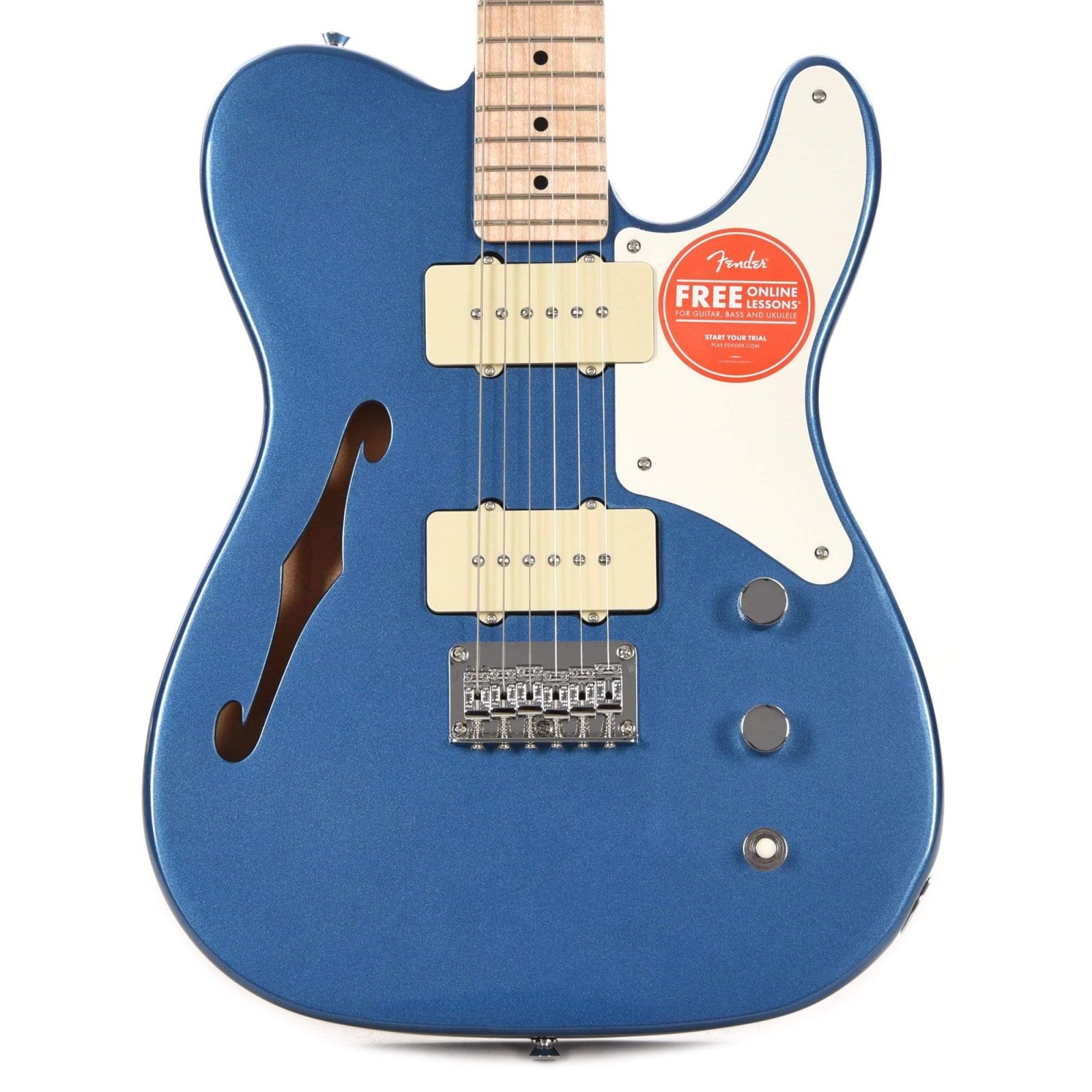 美品 Squier Cabronita Telecaster Thinline Squier Paranormal Cabronita Telecaster Thinline - Ice Blue