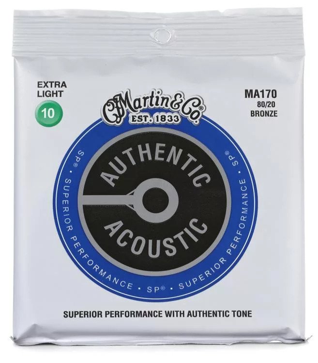 Martin SP 80/20 Bronze 10-47 Extra Light Acoustic Guitar Strings