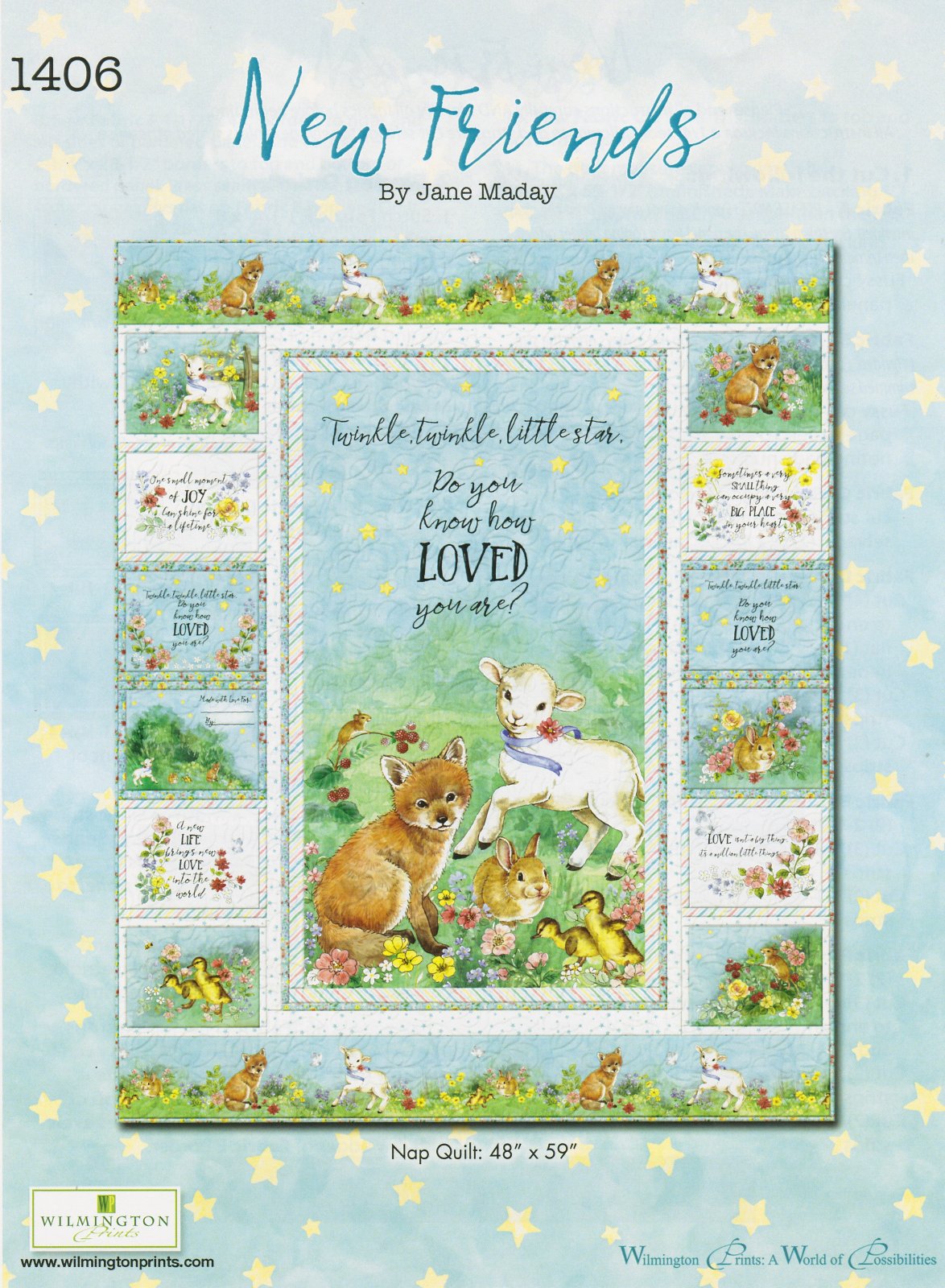 Wilmington Prints New Friends 48 x 59 Nap Quilt Kit