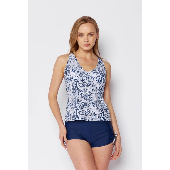 Back tie tankini Short 2 Pcs