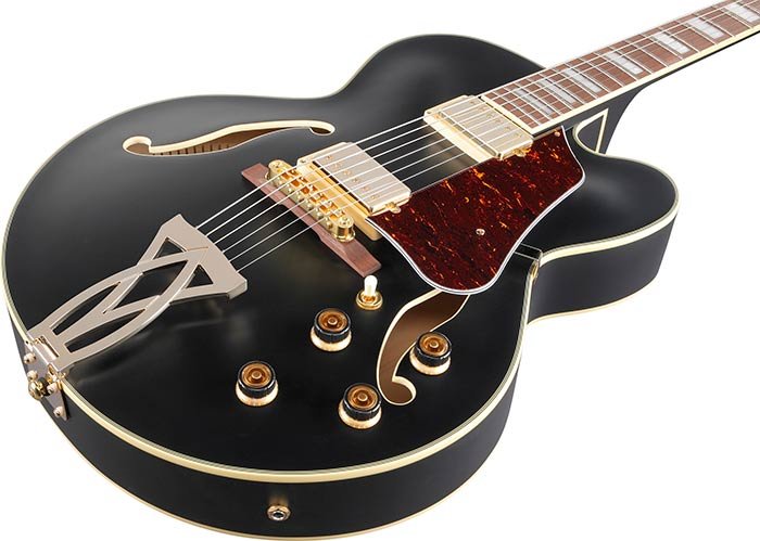 Ibanez AF75GBKF - Artcore - Black Flat - Hollowbody Electric