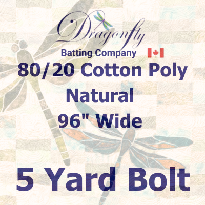 80/20 Natural Poly Cotton-with Scrim 96 Wide - 5 Yard Roll- $90 - Save $35 - Delivery Mid August 2026