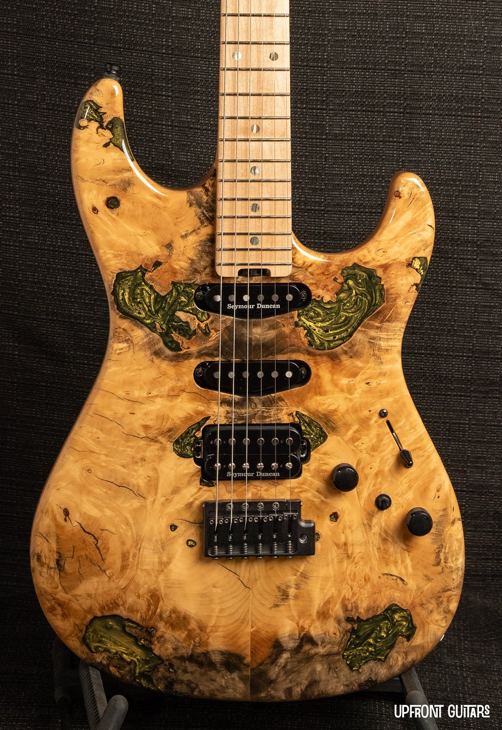 ESP Original Snapper CTM Natural Buckeye Burl Electric w/ESP