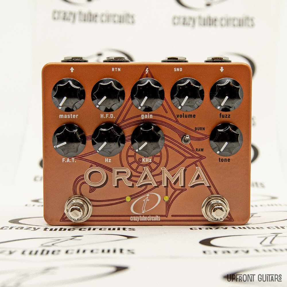 Crazy Tube Circuits Orama Orange/Matamp + Frantone Peachfuzz Pedal