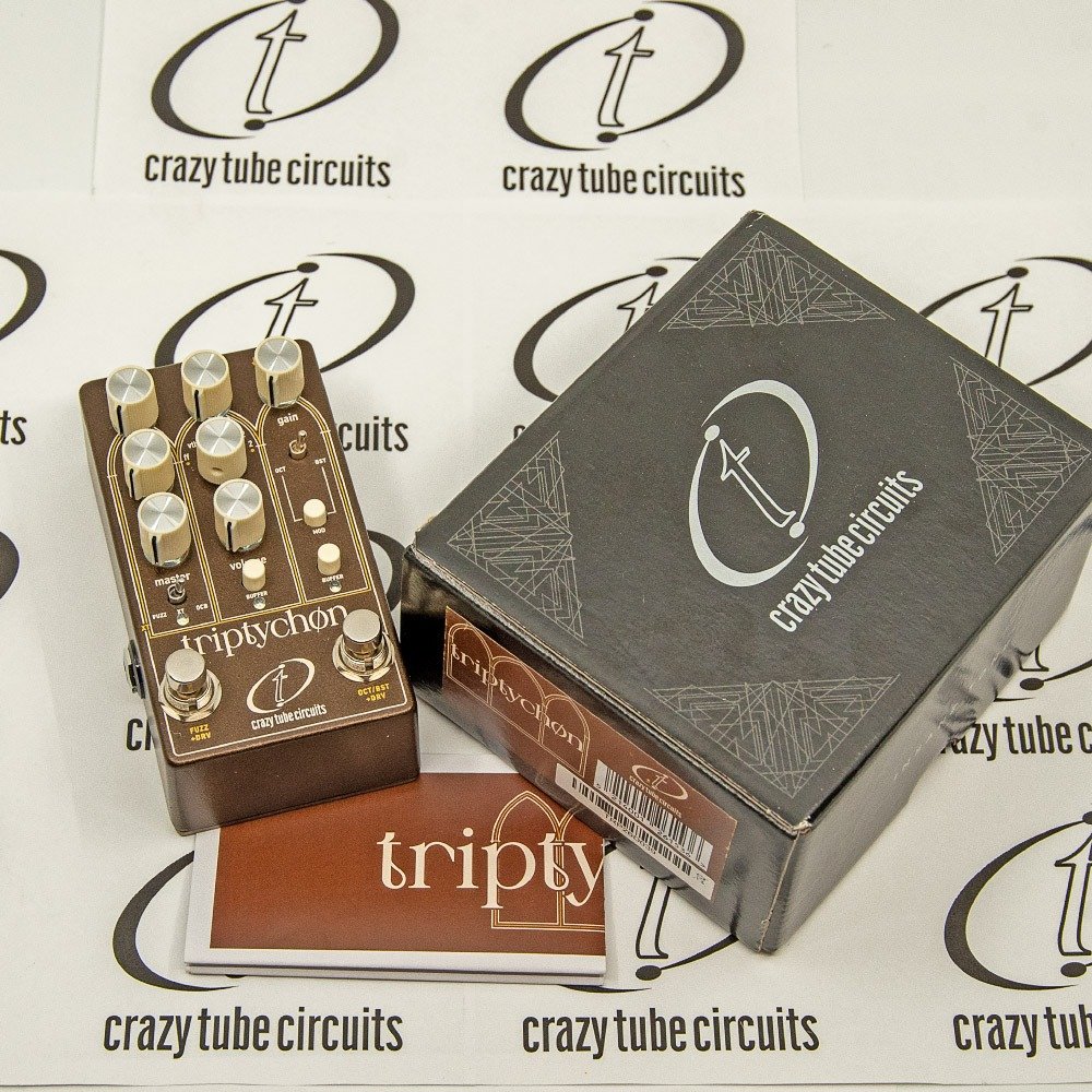 Crazy Tube Circuits Triptychon Analog Fuzz Multi-Effect Pedal
