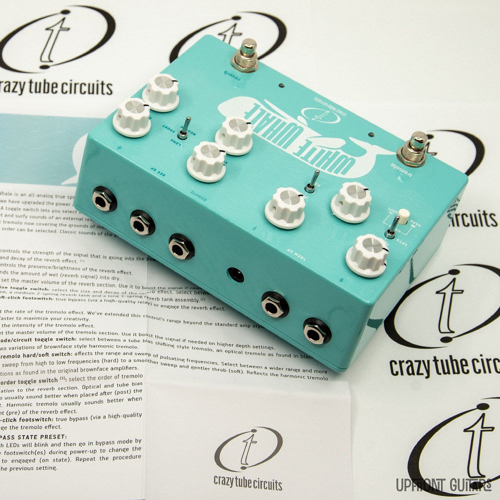 Crazy Tube Circuits V2 White Whale Tremolo and True Spring Reverb