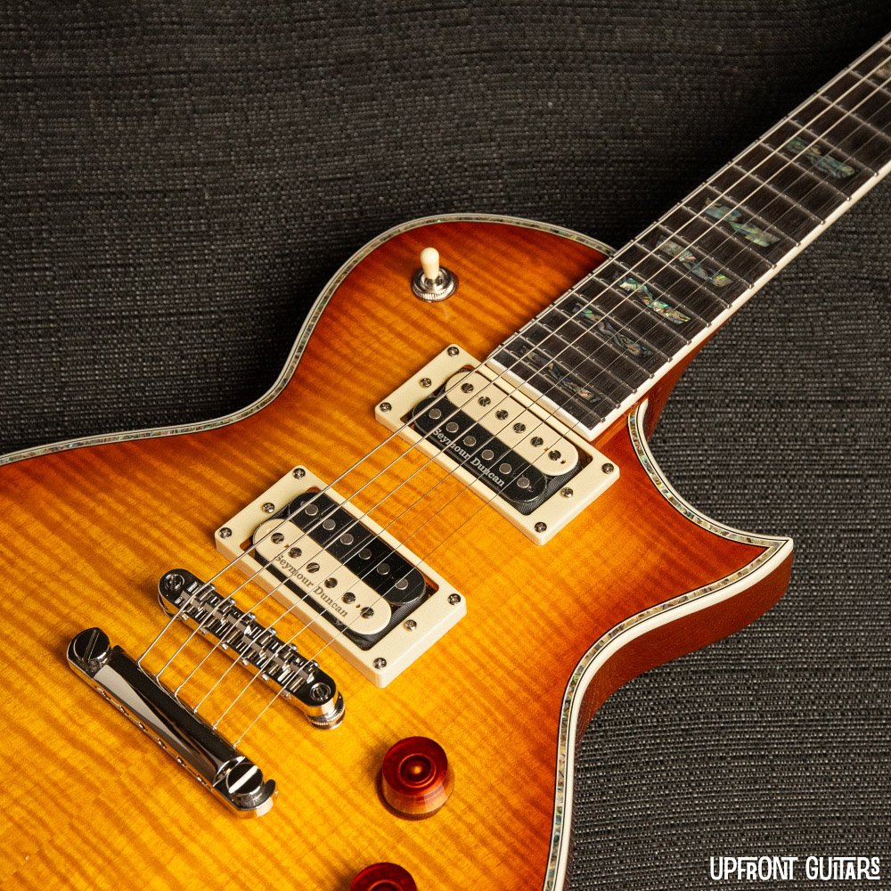 ESP LTD EC-1000 Deluxe Amber Sunburst 2024 Electric Guitar - No