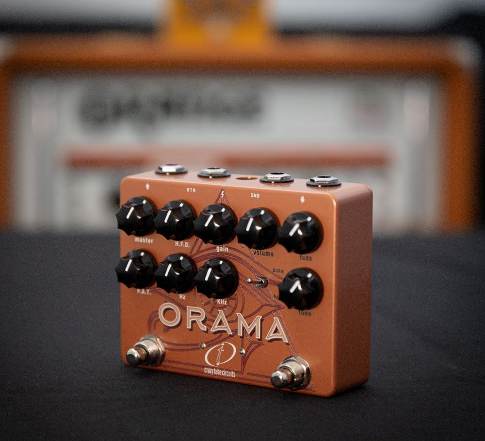 Crazy Tube Circuits Orama Orange/Matamp + Frantone Peachfuzz Pedal