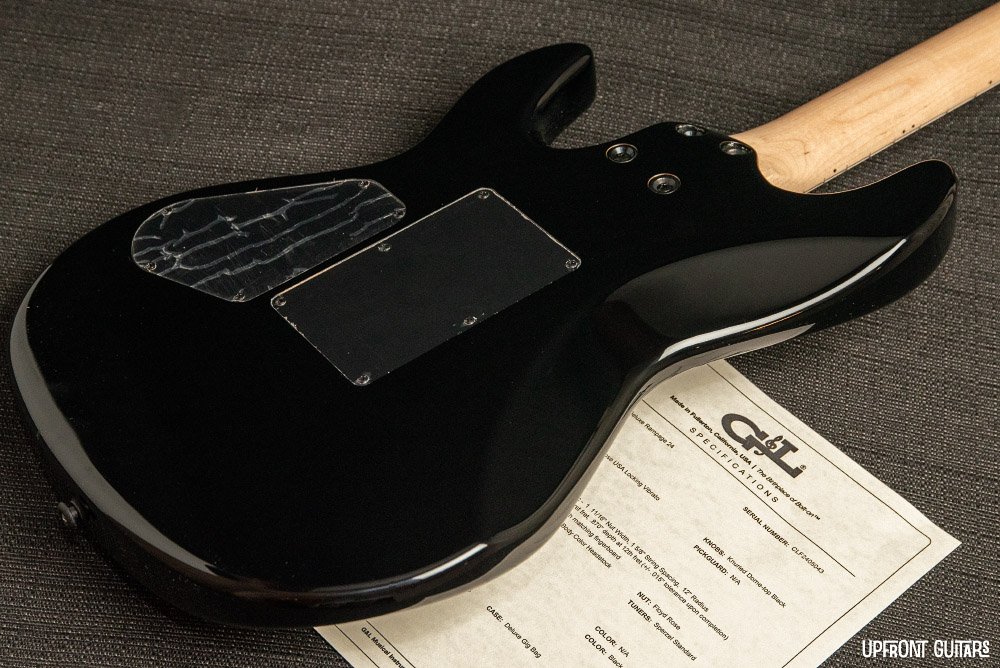 G&L Fullerton Deluxe Rampage 24 Jet Black 2024 Electric