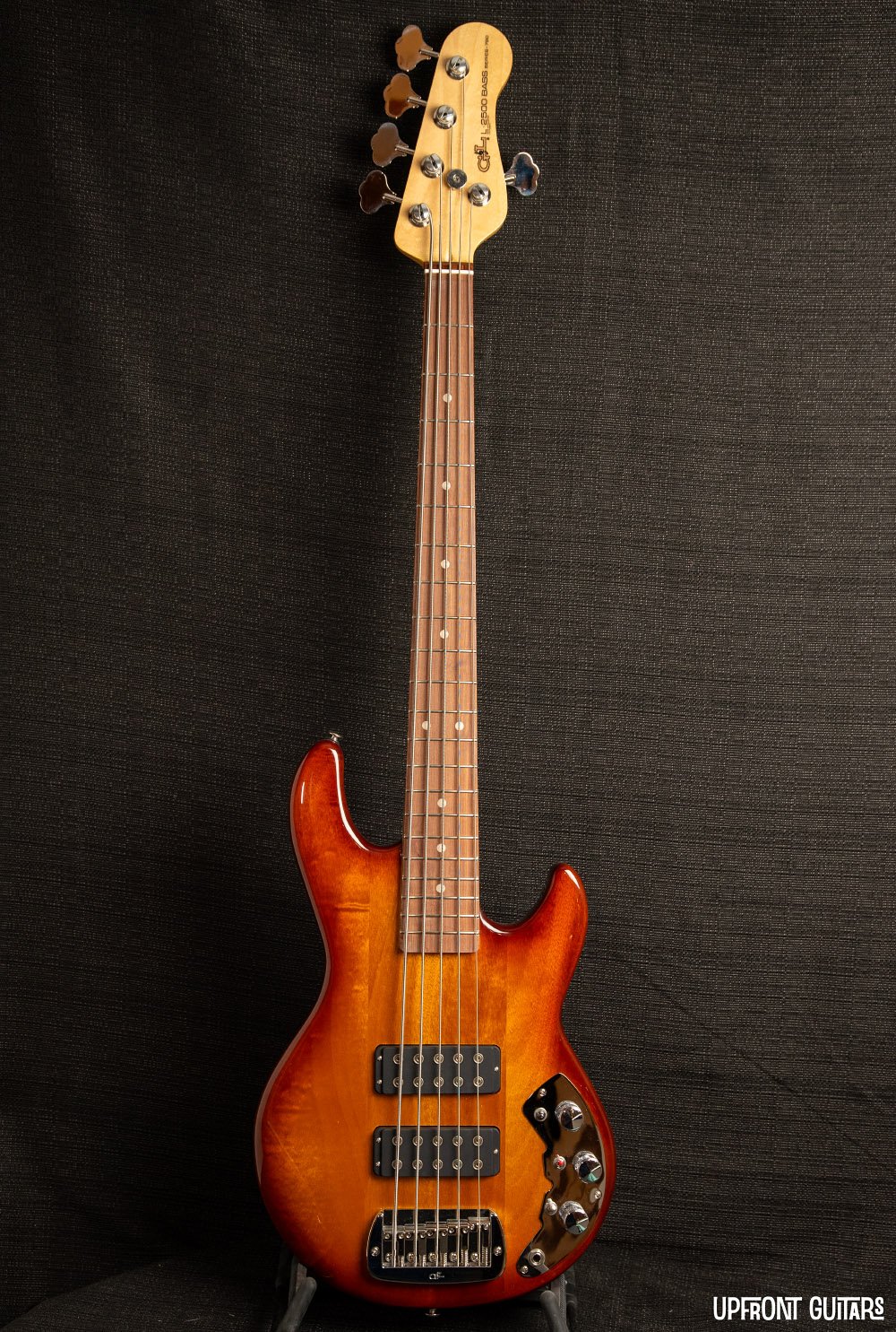 z G&L L-2500 750 Series CLF-Research Old School Tobacco Bass