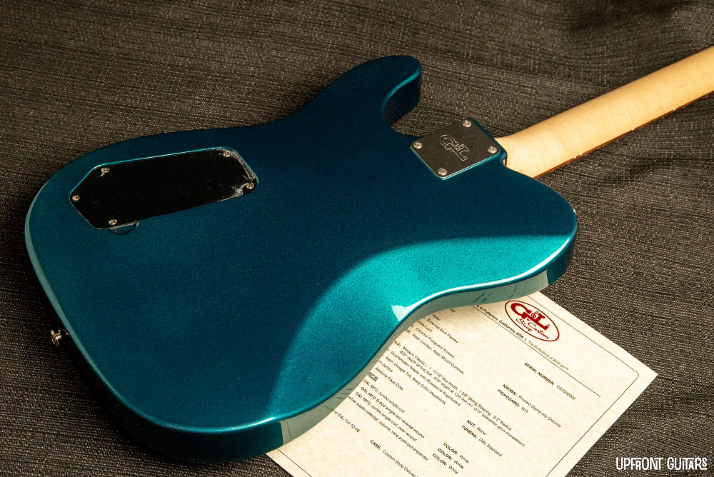 G&L Custom Shop ASAT Special S Paisley Emerald Blue Electric
