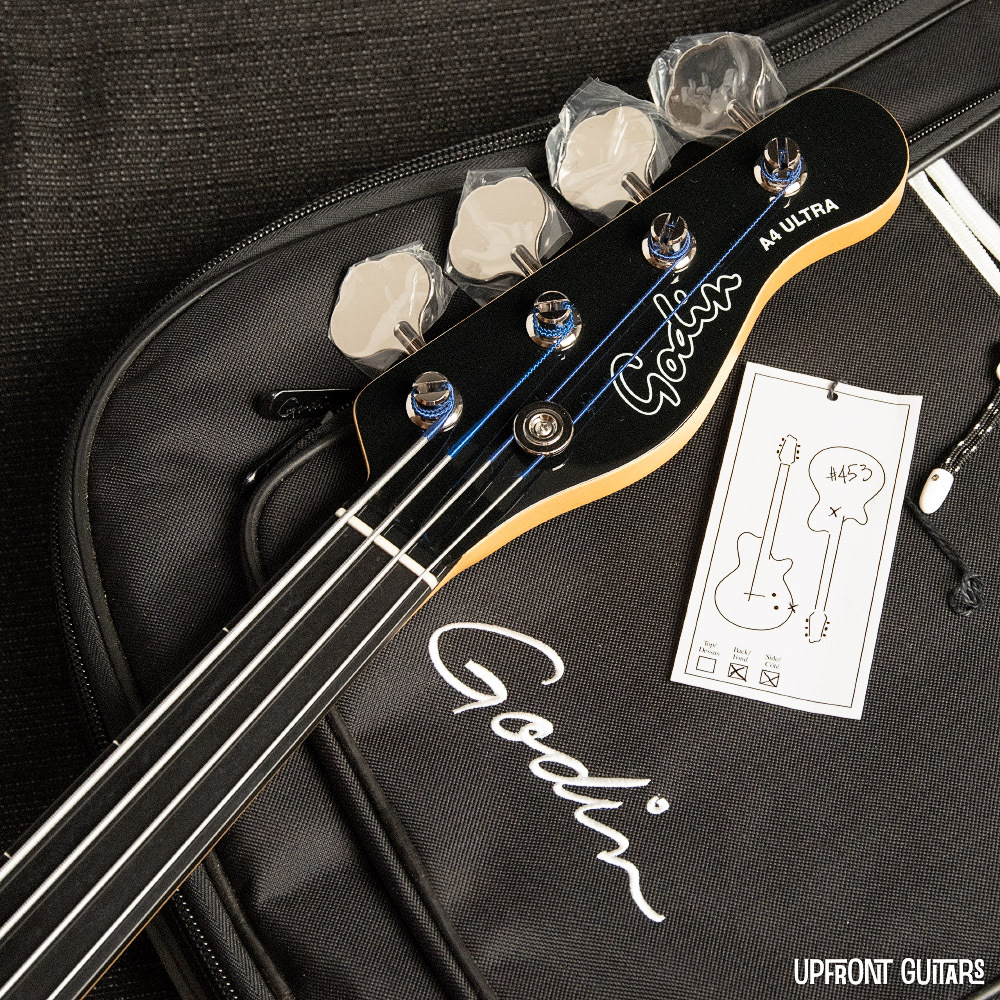 Godin A4 Ultra Fretless Natural 2025 A/E SF Fretless Bass w/Gig