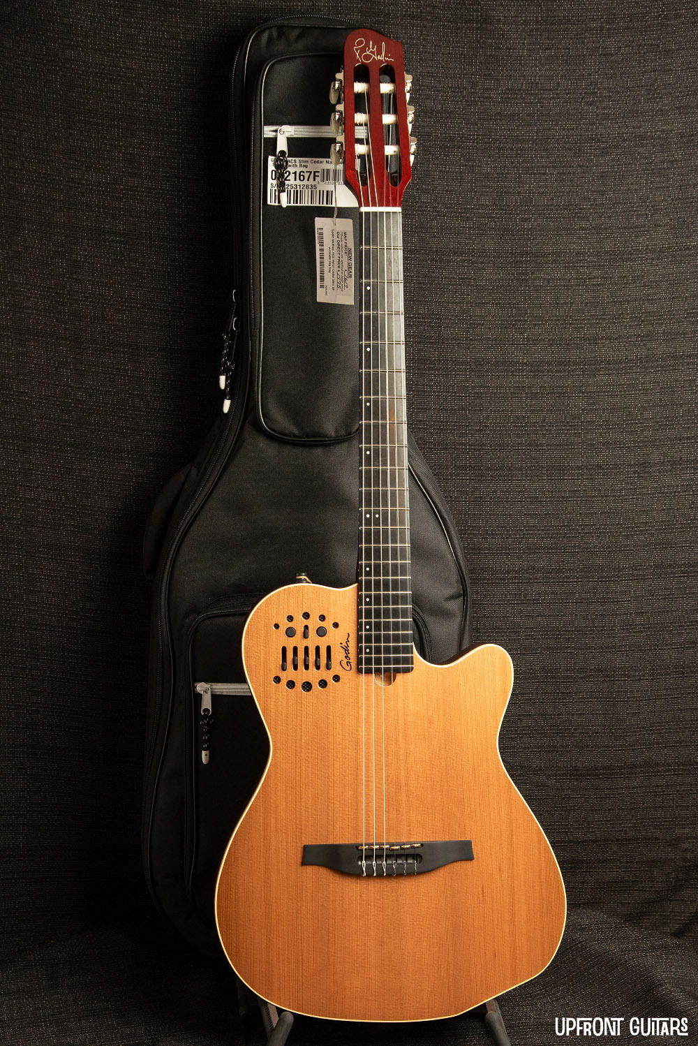 Godin Multiac ACS Nylon Cedar Slim SF w/Godin Gig bag - 623501032167