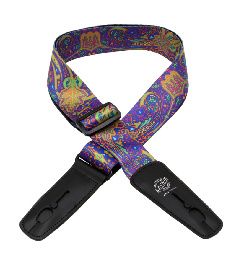 Lock-It Straps Blue Journey LIS-031-BM-1 Bob Masse Series Soft Plush Poly Strap