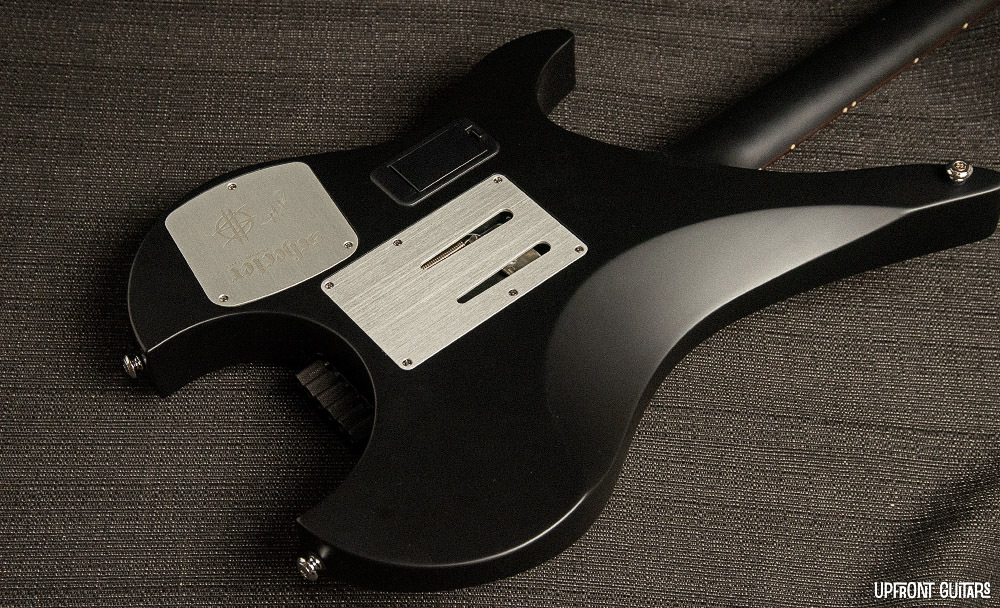 ◆6st Headless Guitar See Thru Black Schecter Synyster Gates Custom-6 TR-S Satin Black Headless
