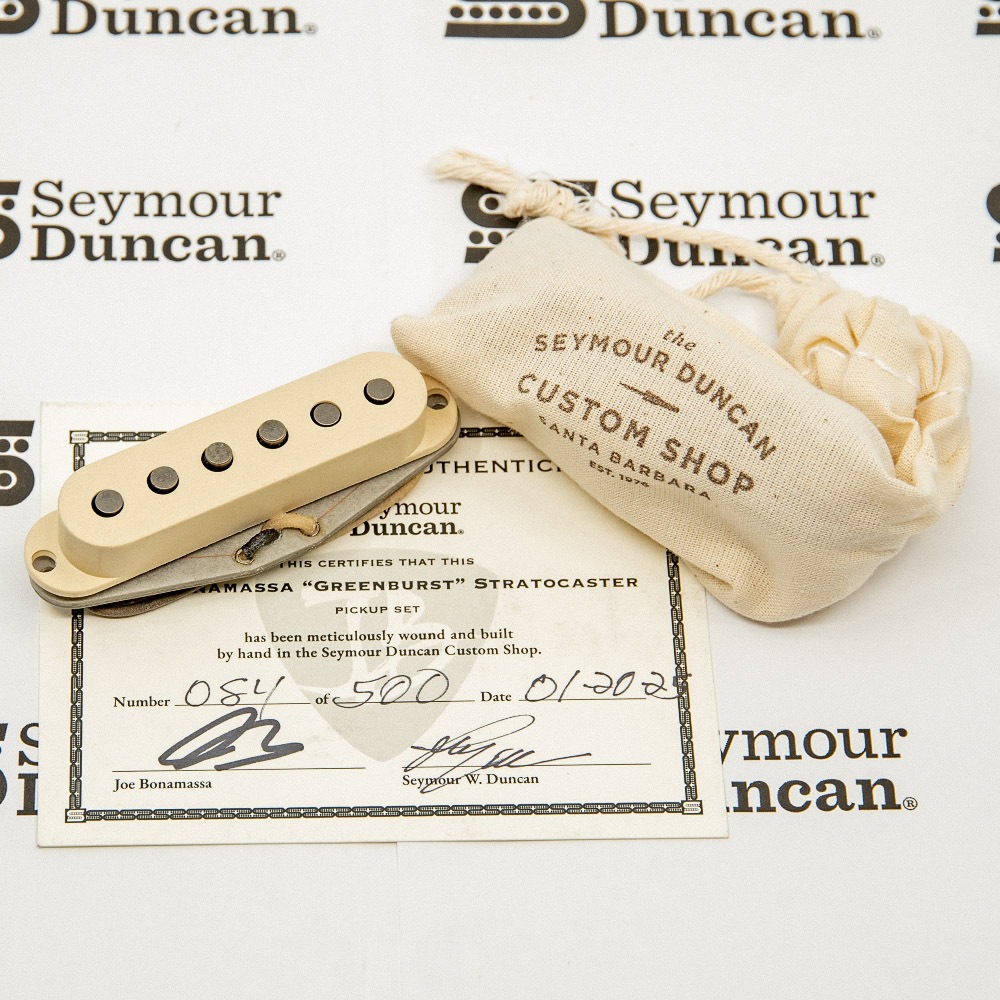 Seymour Duncan Joe Bonamassa '64 Greenburst LTD Edition Signed
