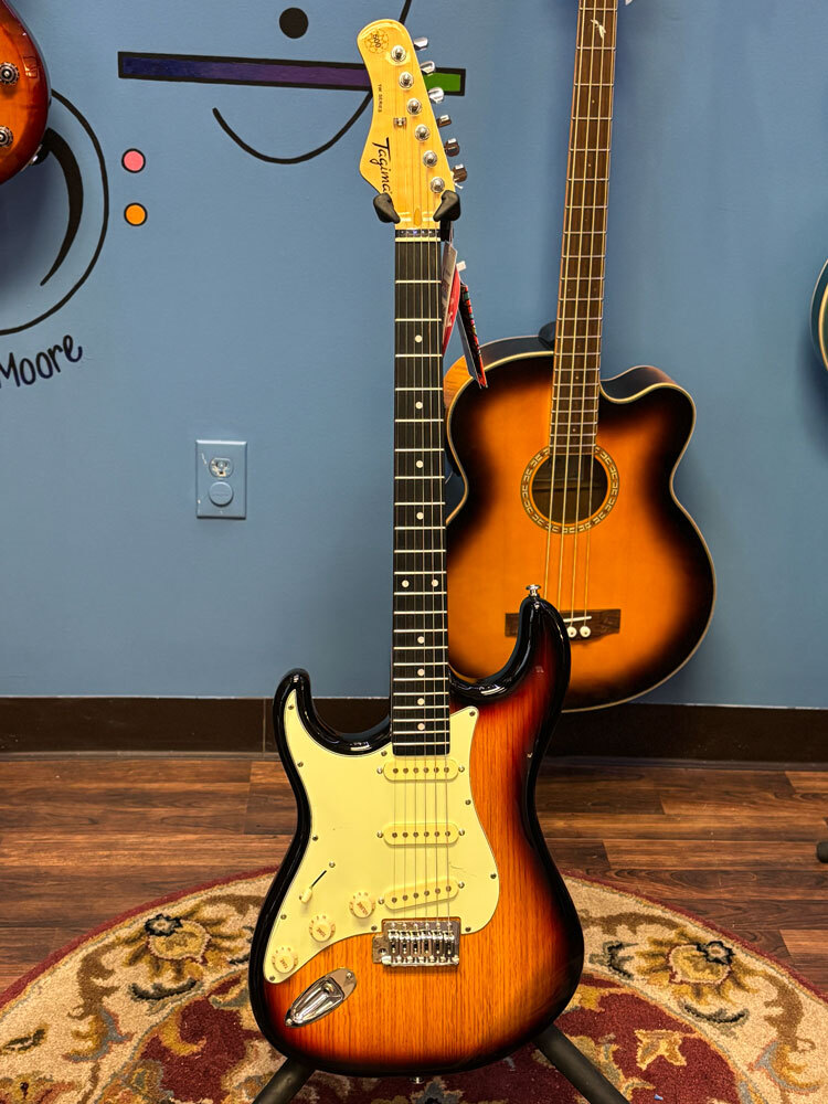 Tagima TG 500 Left-Handed Sunburst Electric Guitar - No Bag/Case 