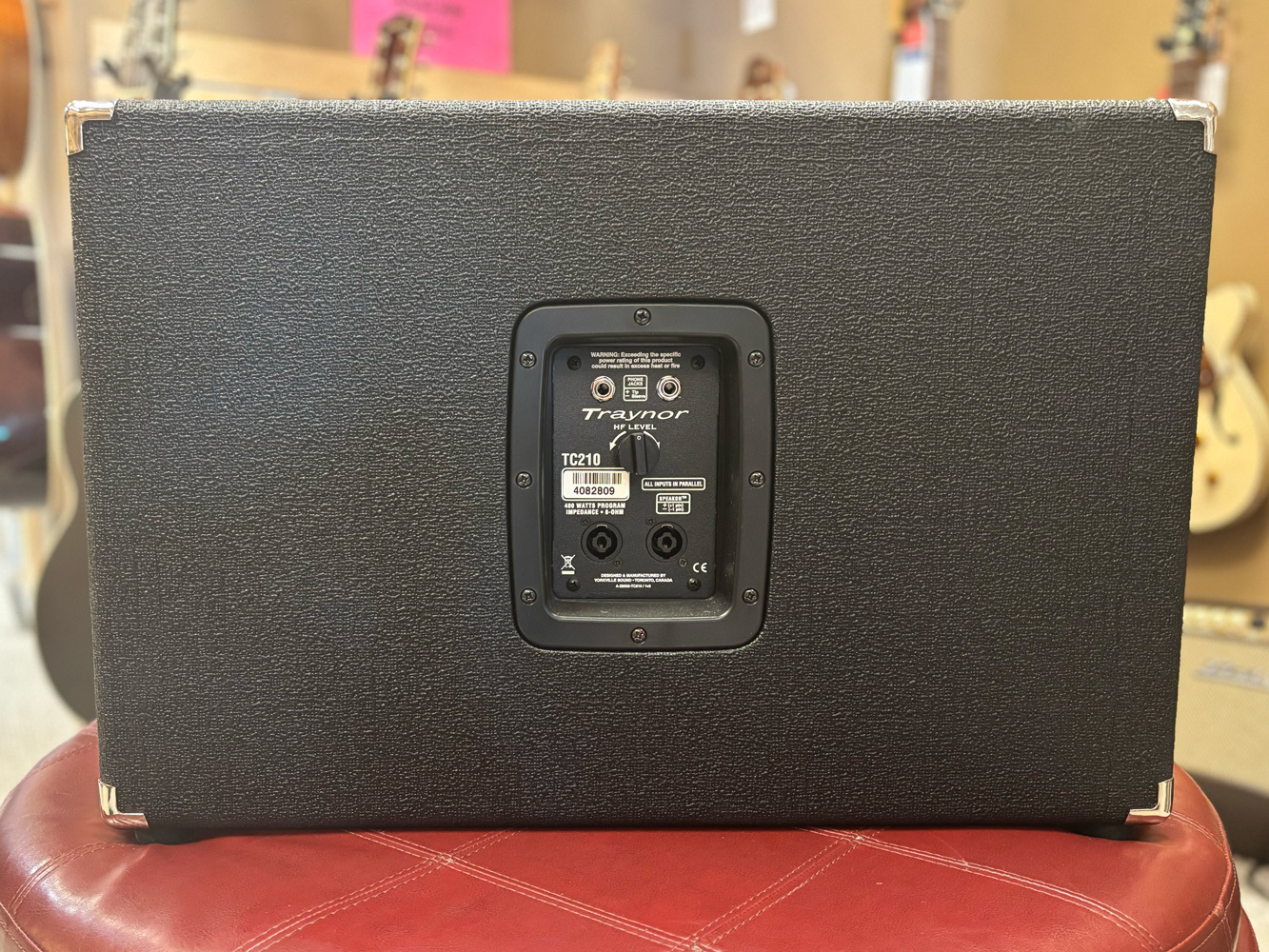 Traynor TC210 400w 2x10” Bass Extension Cabinet, no cover
