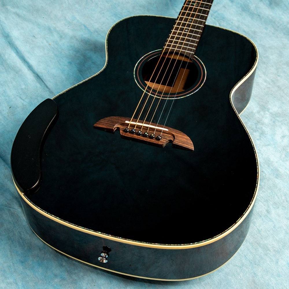 USED Alvarez Masterworks MF70 Concert Diamond Black 2025 OM Acoustic Guitar w/ Original Gig Bag 