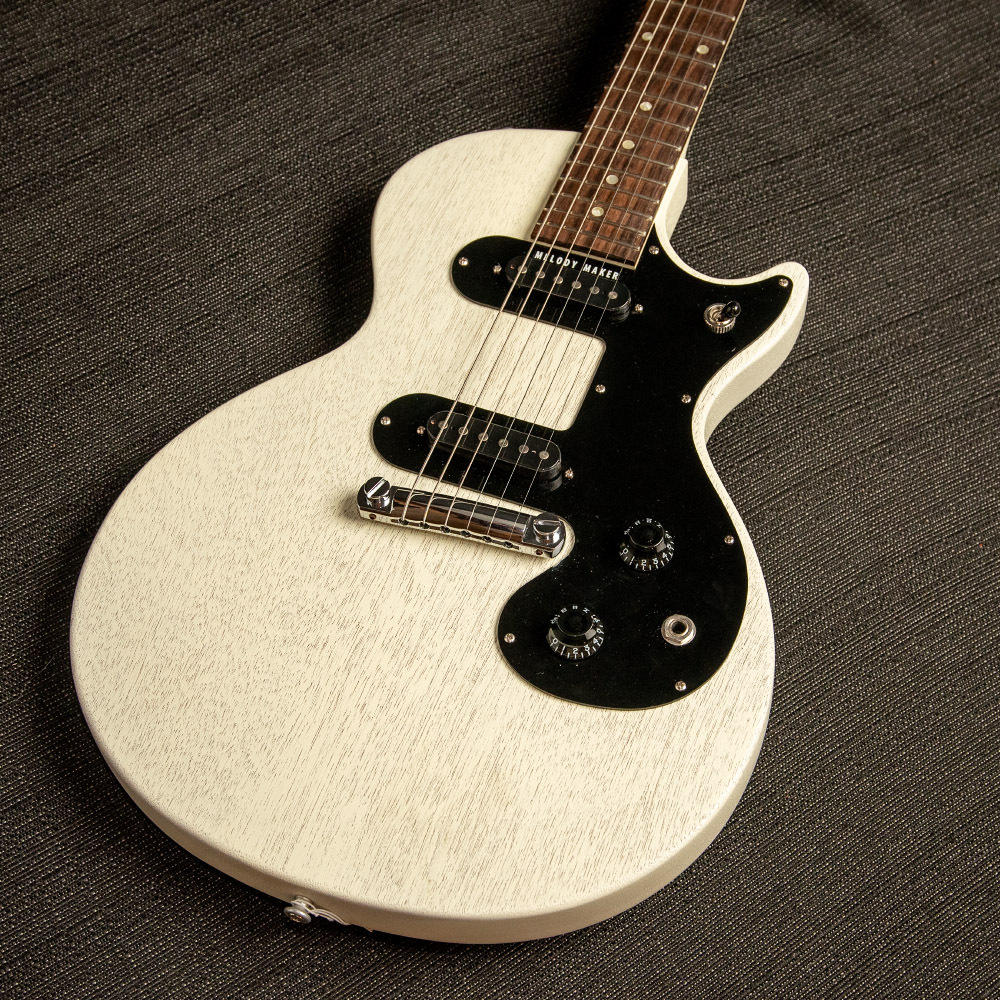 USED Gibson Les Paul Melody Maker D Aged White 2007 Electric Guitar - No Bag/Case