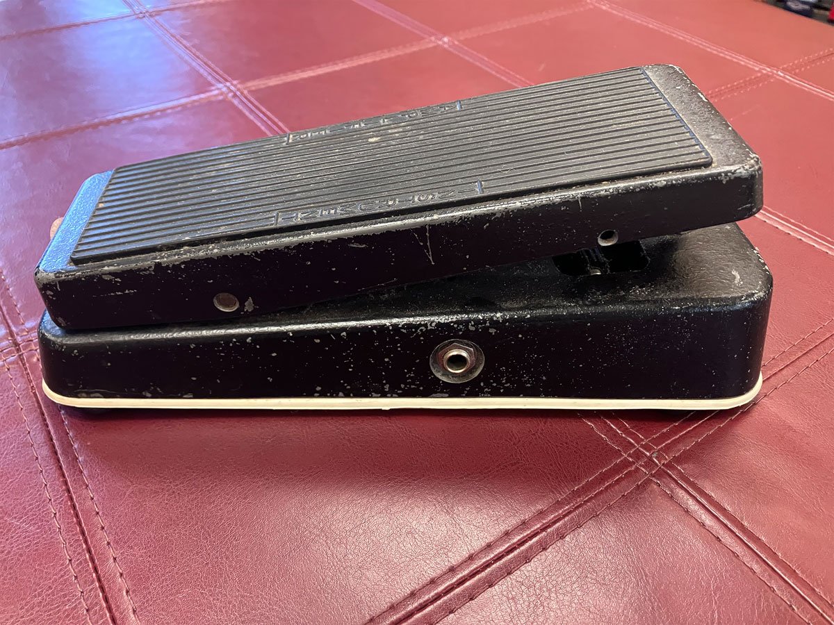JEN / CRY BABY WAH ジャンク Vintage Jen white fasel crybaby made in Italy wah pedal
