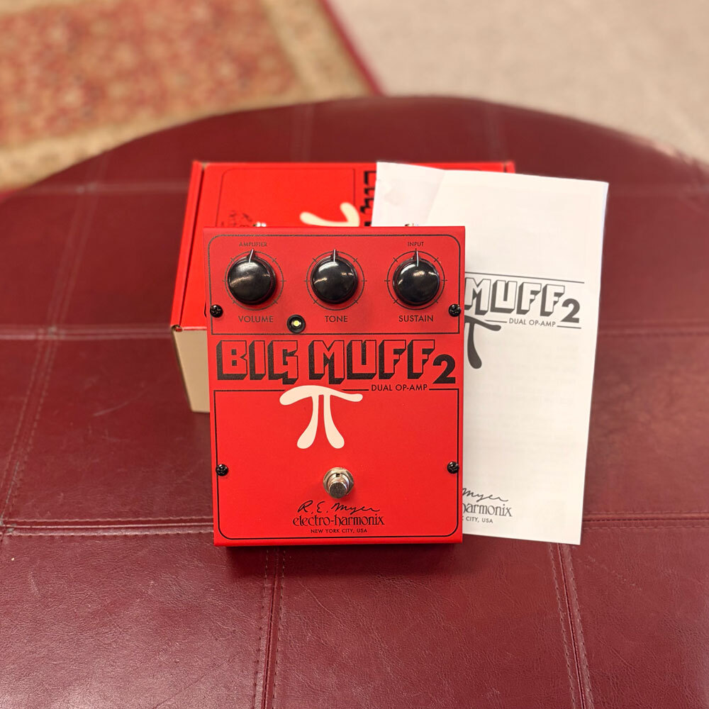 USED JHS Electro-Harmonix Dual-Op Amp Big Muff 2 Fuzz Effects Pedal - Complete w/Box