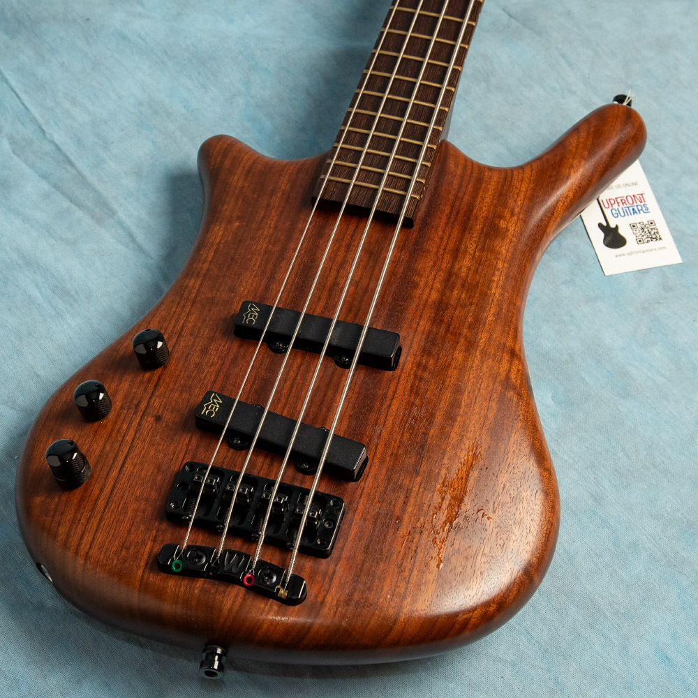 USED Warwick Pro Series Thumb Left-Handed Natural Transparent Satin 2009 4-String Electric Bass w/UFG Gig Bag 