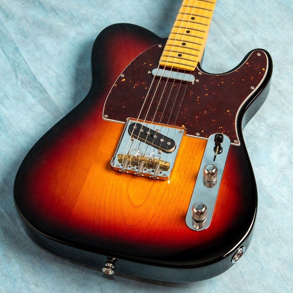USED Fender American Professional II Tele Sunburst 2025 Electric Guitar w/Fender Molded Case