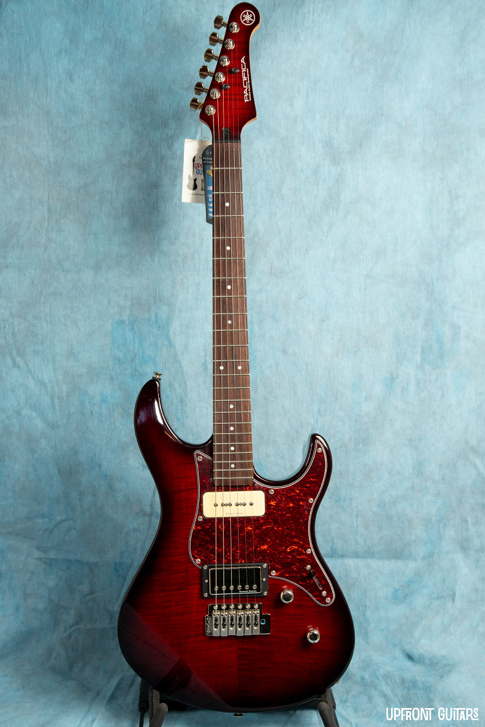 Yamaha Pacifica PAC611VFM Dark Red Burst 2025 P90/Hum Electric