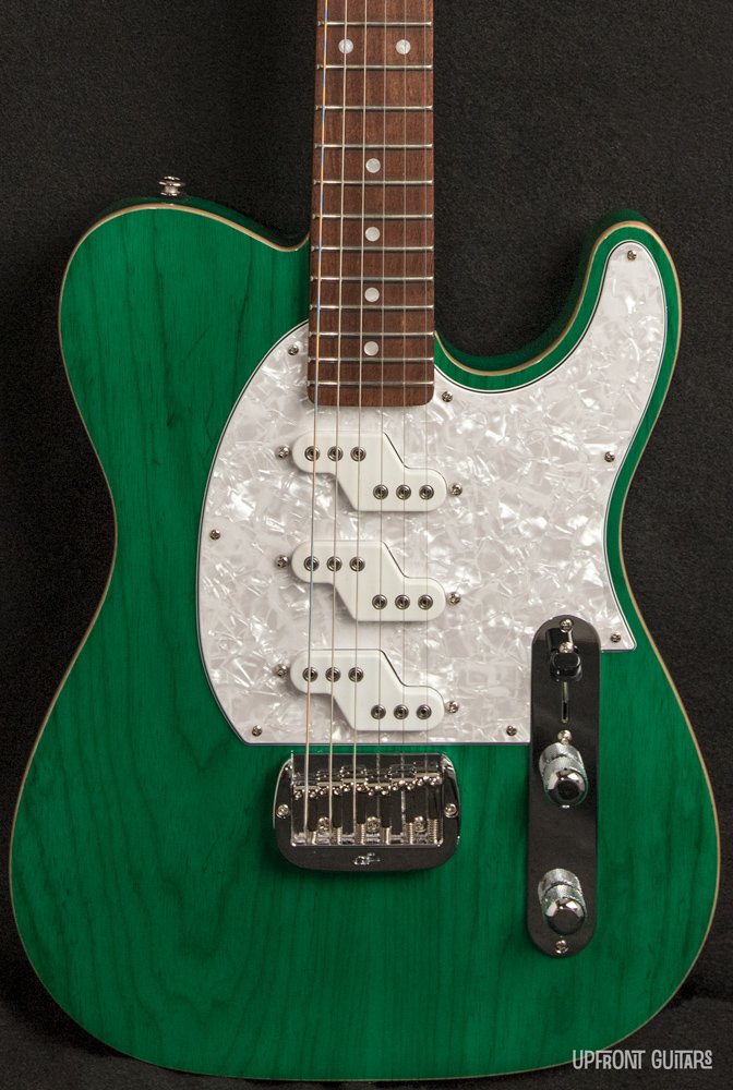 魅力的な価格 G&L ASAT Z-3 Clear Forest Green ルアー・フライ