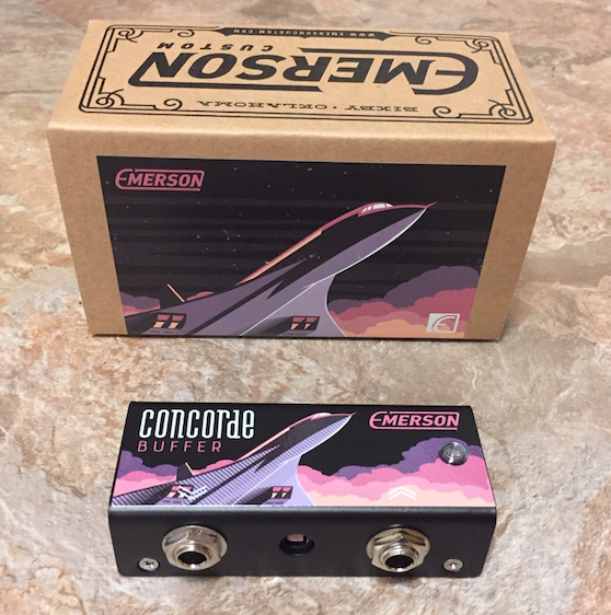 ギター Emerson Custom CONCORD Utility Buffer Emerson Custom Concord Utility Buffer Pedal - Orange