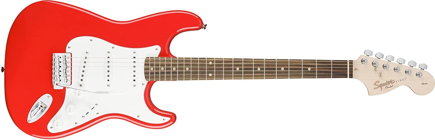 Squier Affinity Stratocaster Guitar - Race Car Red