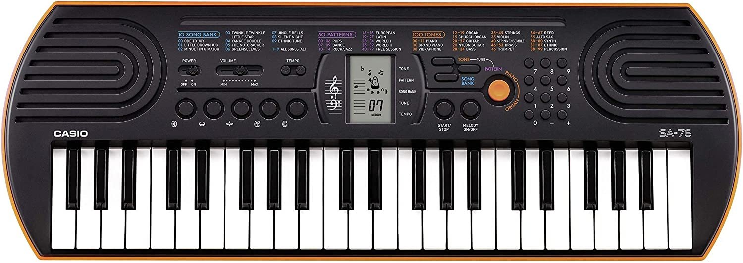 CASIO SA-76 Portable Electronic Keyboard (Battery Power)