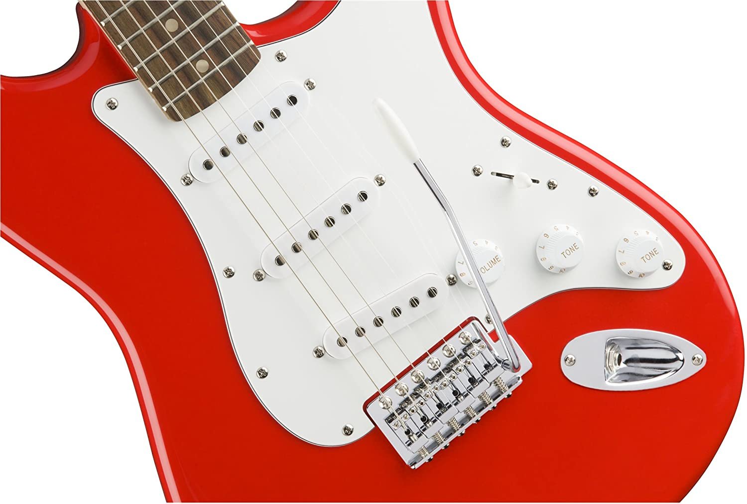 Squier Affinity Stratocaster Guitar - Race Car Red