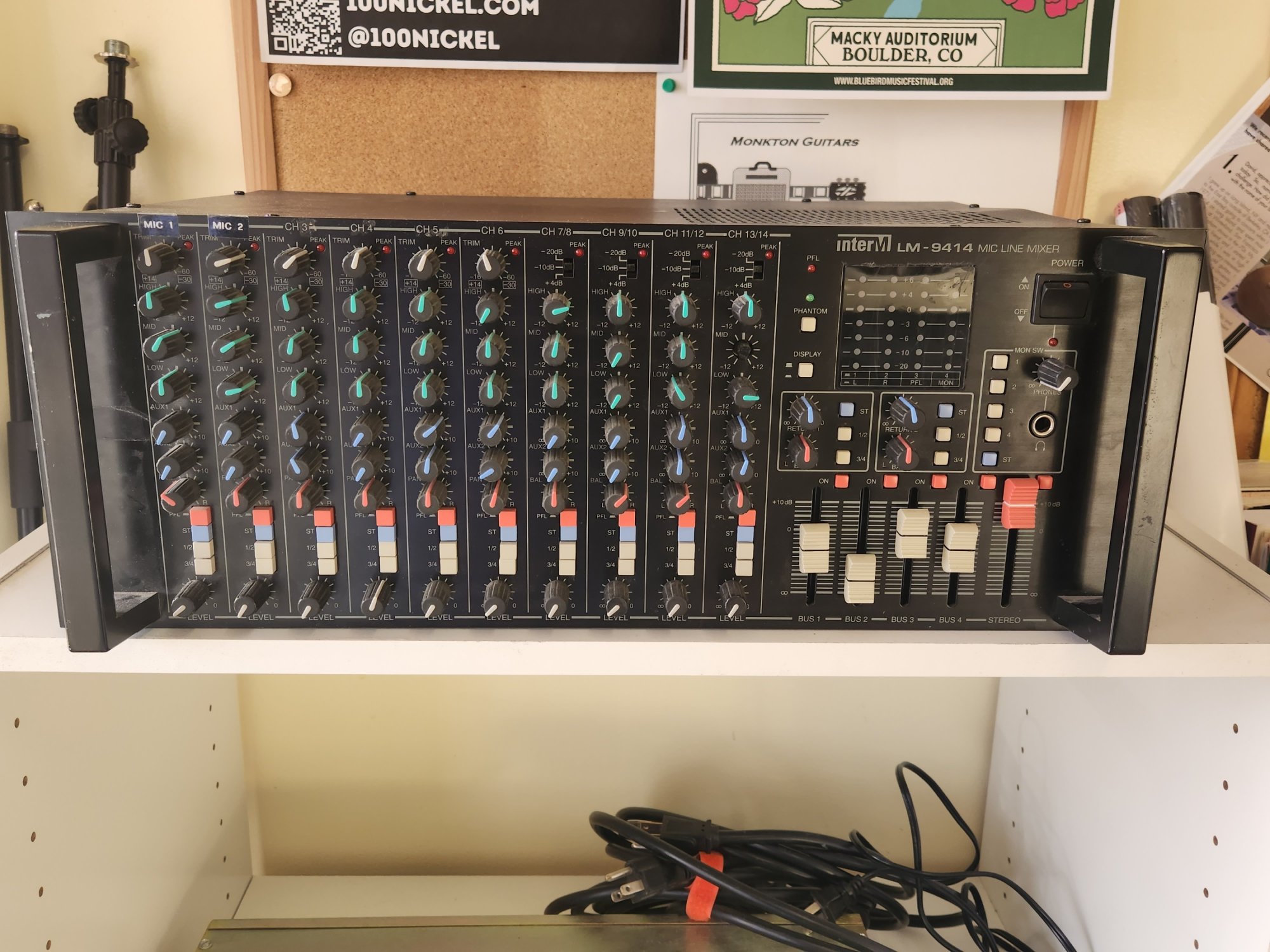 ミホページ Inter-M LM-9414 4 Bus Mic Line Mixer