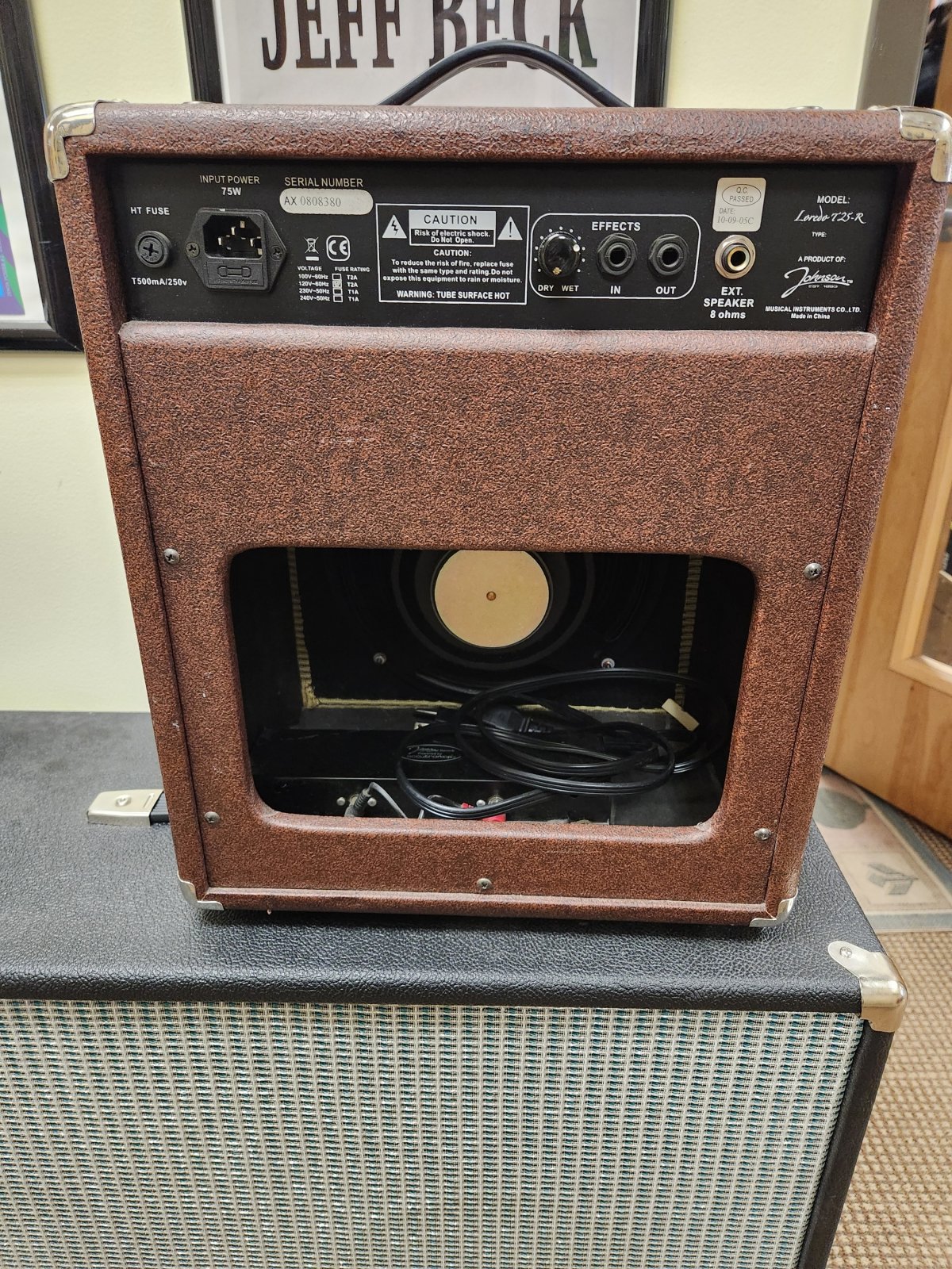 Johnson Laredo T25R 1x10 Class A Tube Amp Combo with Reverb