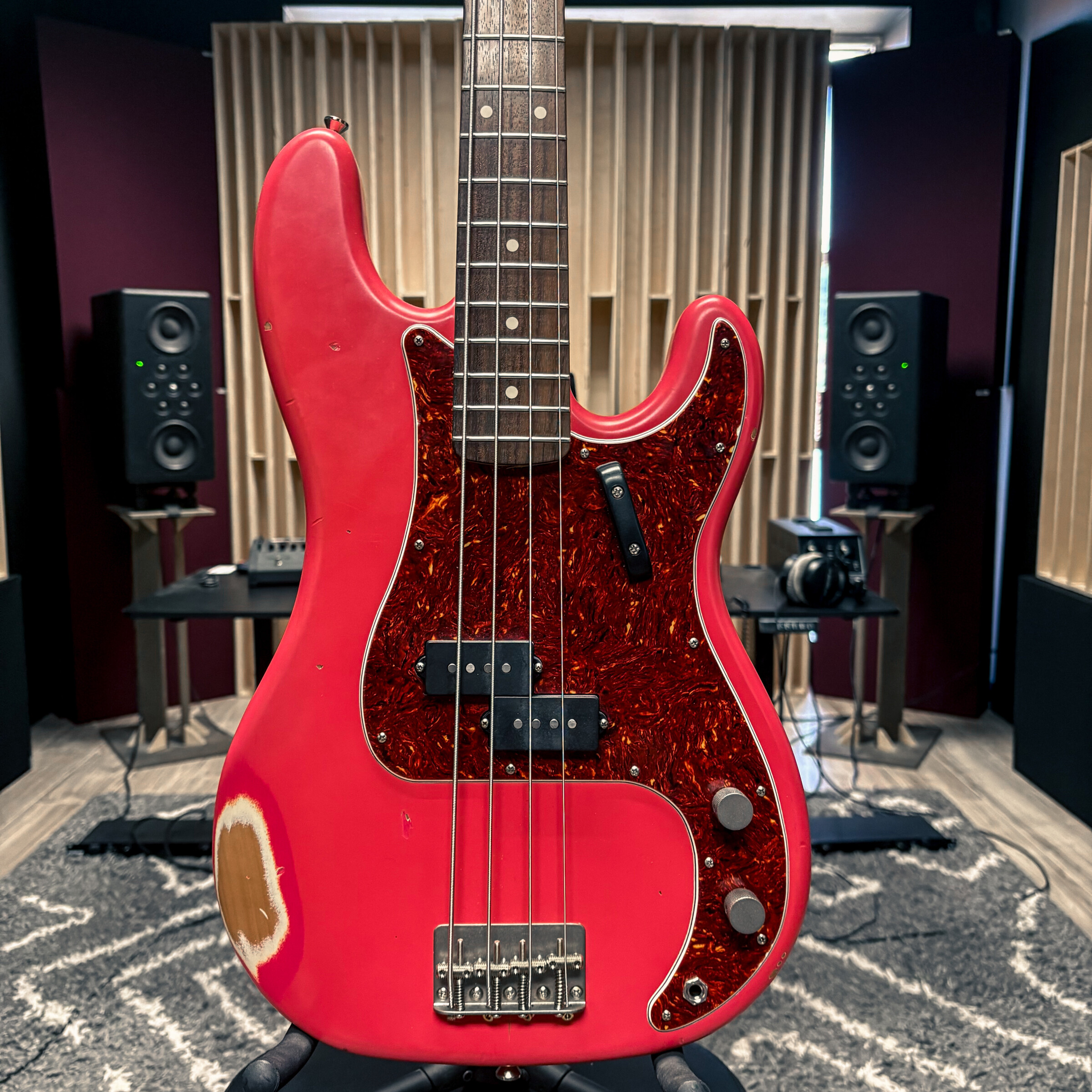 Nash Guitars P63 P-Bass-Fiesta Red