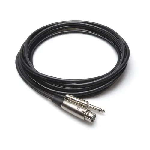 Hosa MCH-110 Hi-Z Microphone Cable - XLR Female to 1/4-inch TS - 10 ft