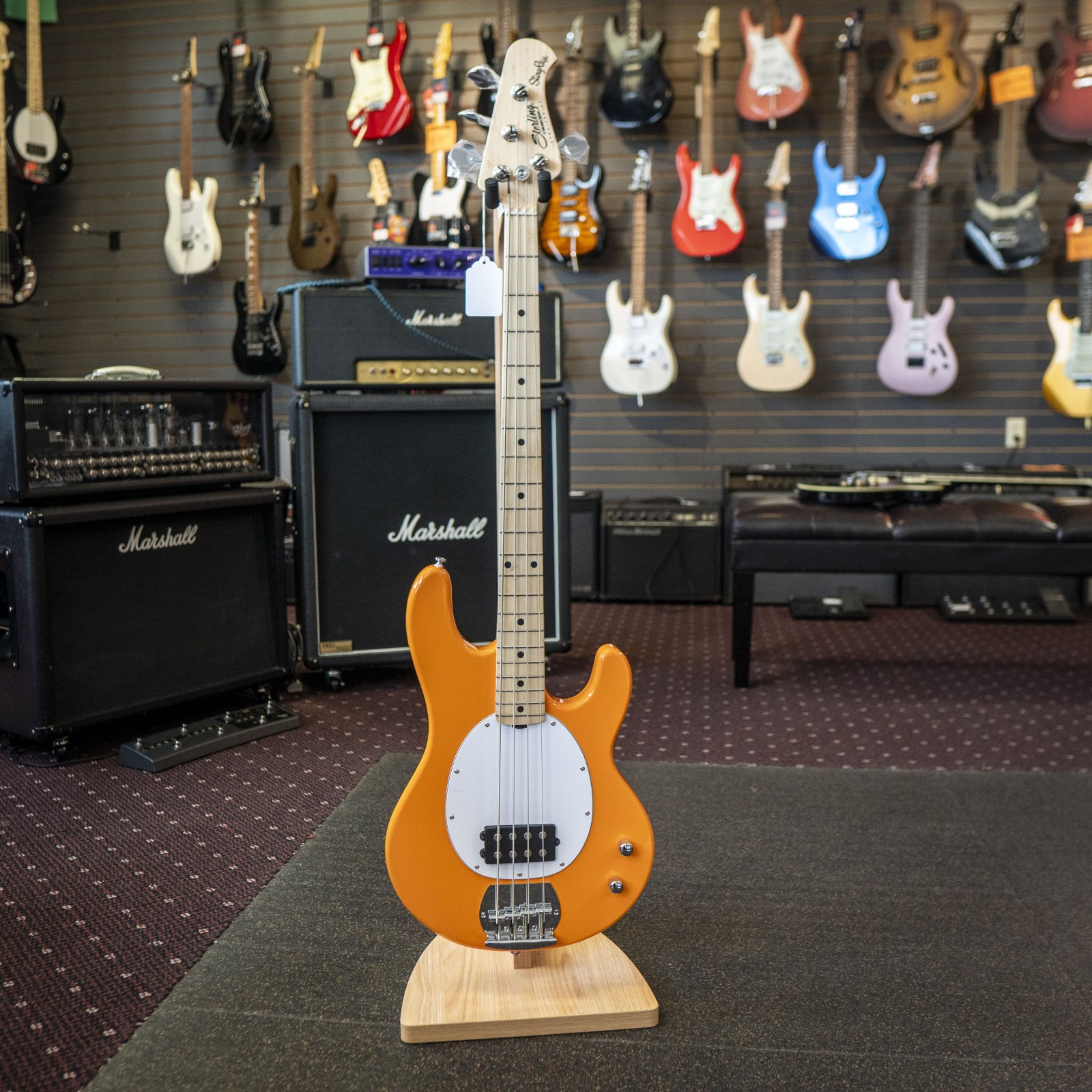 Sterling Intro Series Sunrise Orange Bass Guitar - 810002953194