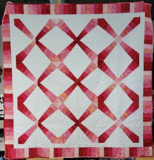 Radiance quilt sewn by Kathy Lawrence