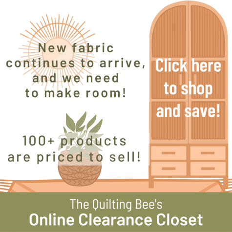 New fabric continues to arrive and we need to make room - online clearance closet!