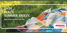 BERNINA Summer Sale