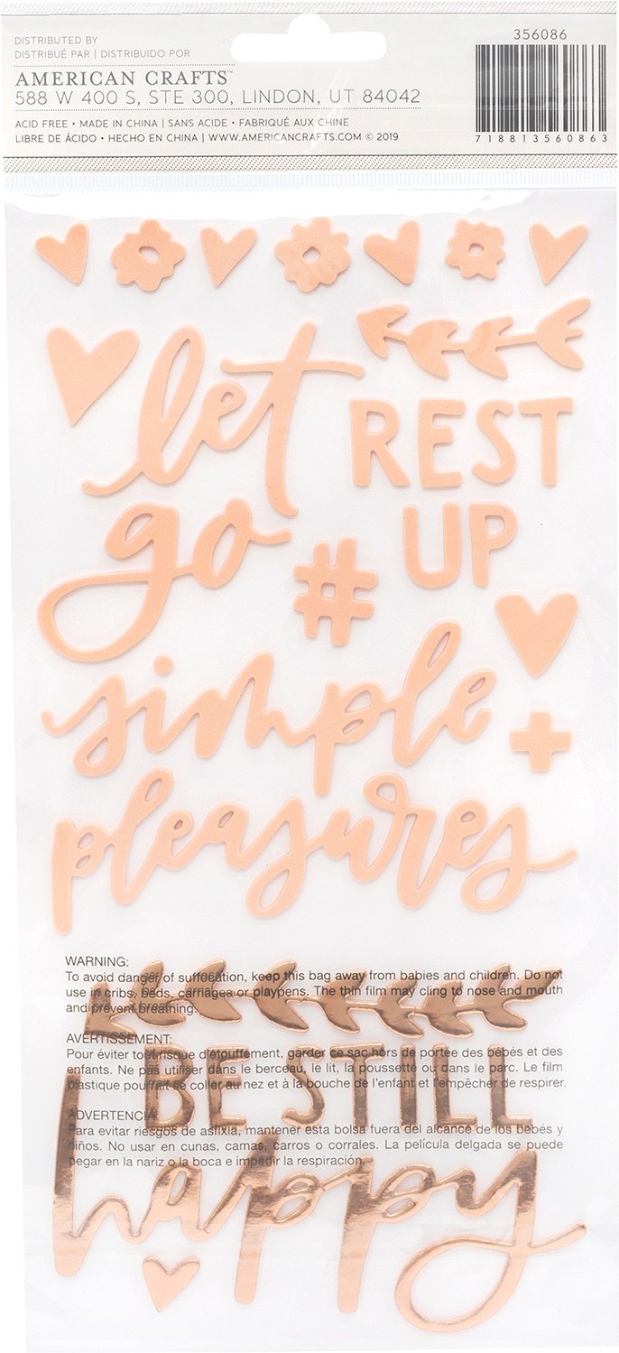 One Canoe Two Willow Thickers Stickers 57 Pkg Refresh Phrase Icons Foam