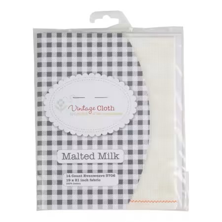 XS - Vintage Cloth - 14ct - Malted Milk - 19in x 21in