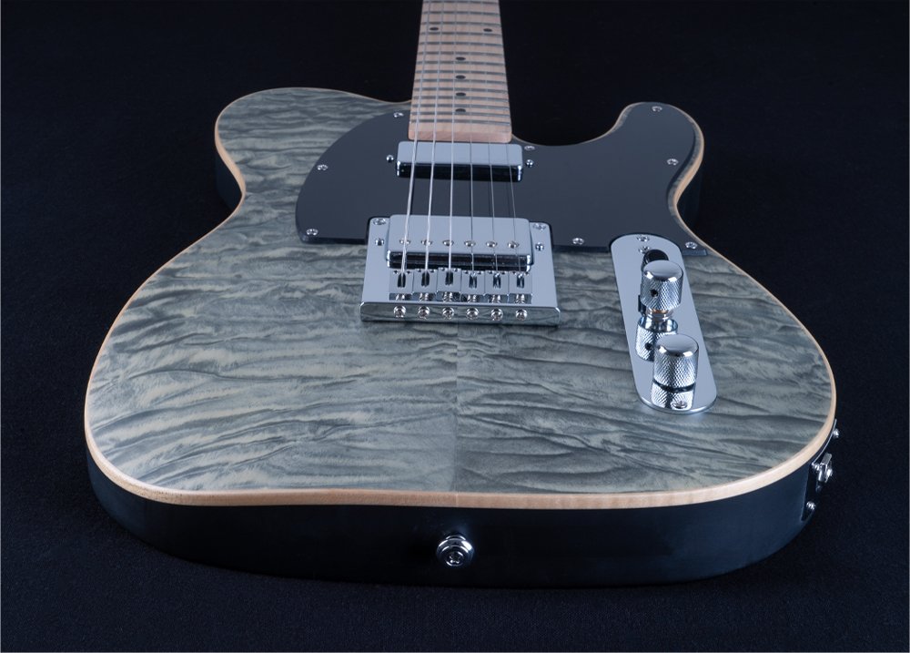 Michael Kelly 1955 Telecaster Electric Guitar Black Wash - 00366111