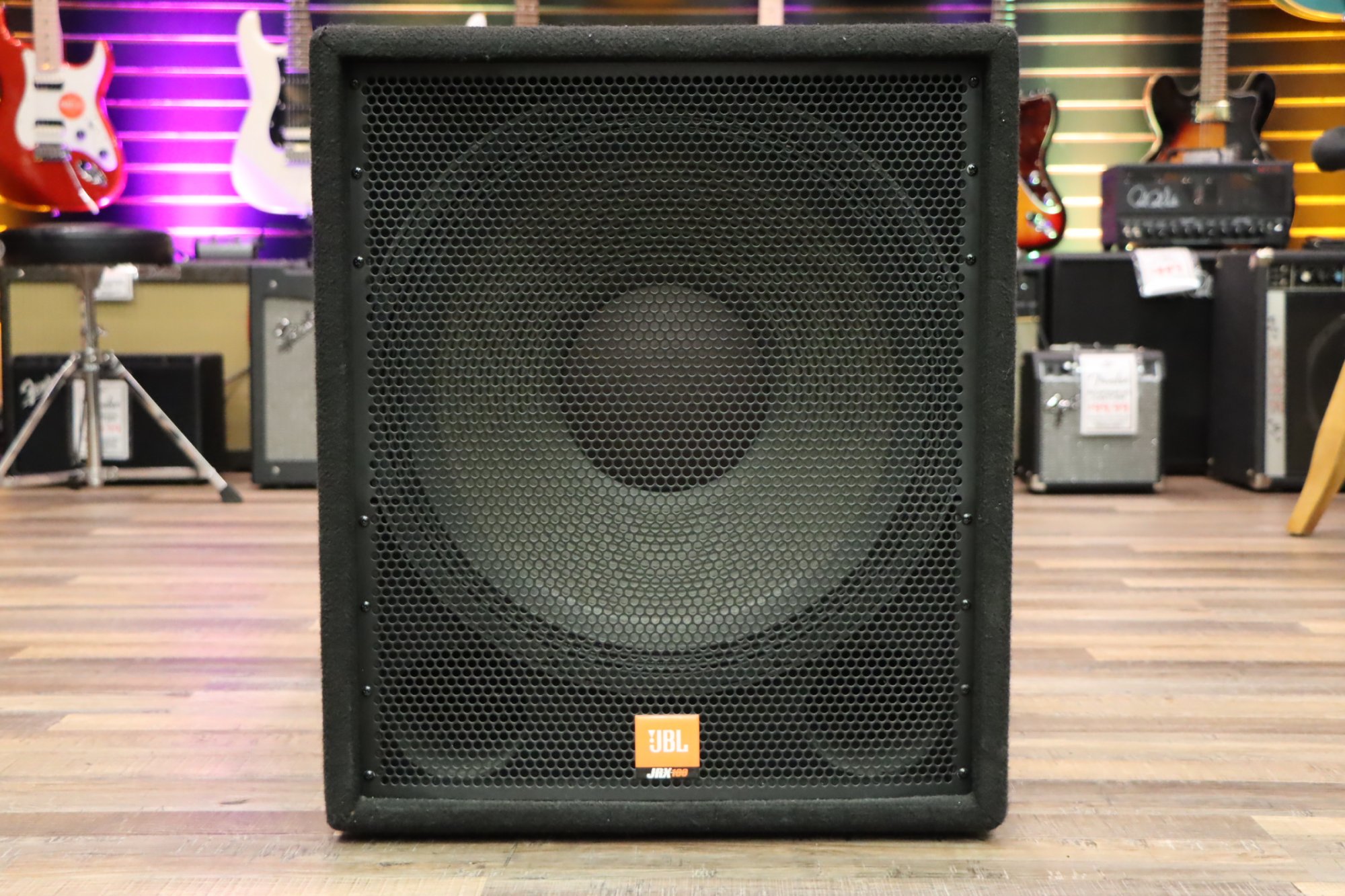 USED JBL JRX118SP SelfPowered Single 18inch 350 Watt Subwoofer