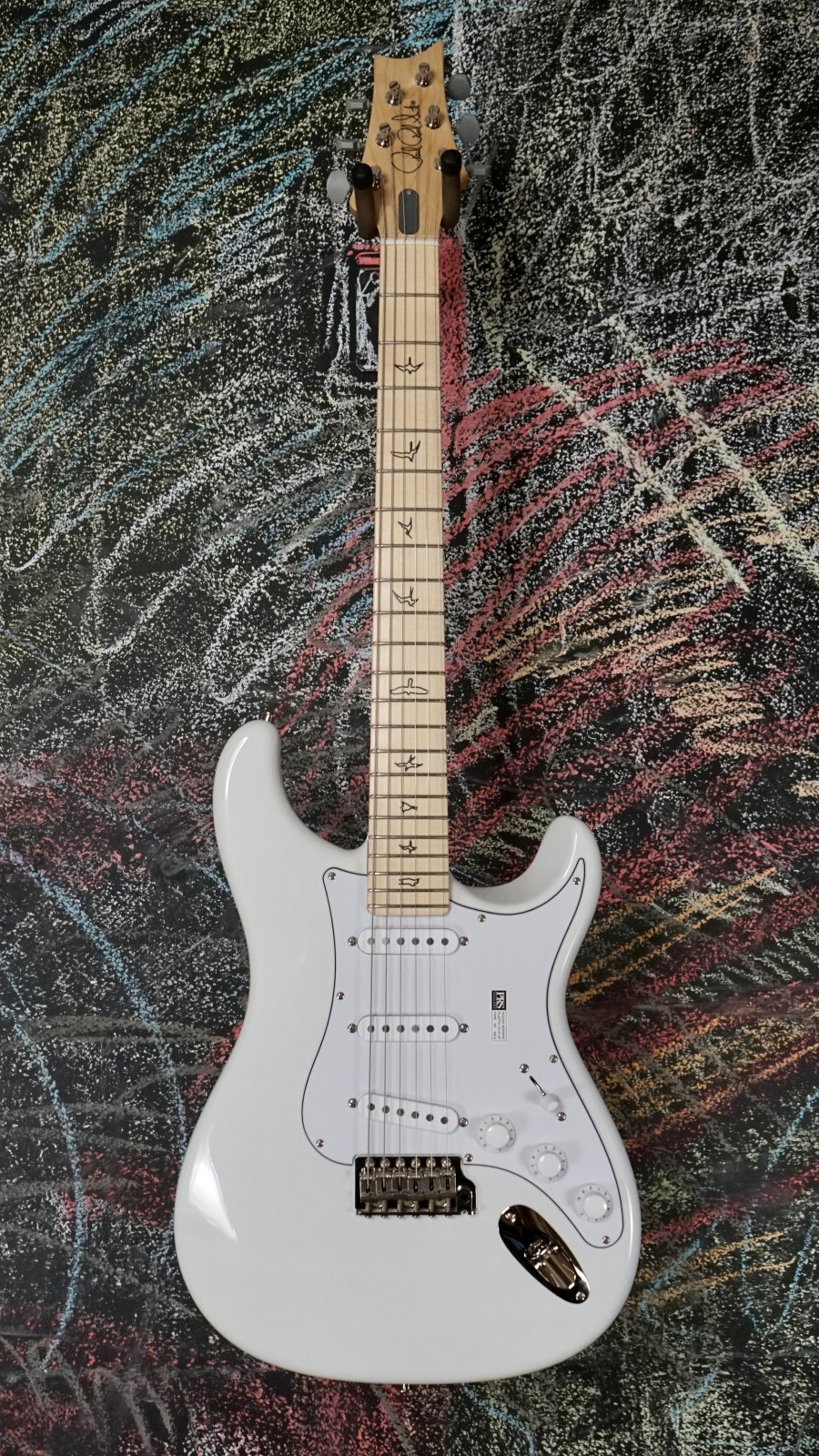ギター PRS 2018 Silver Sky Frost White PRS Silver Sky Electric Guitar - Frost with Maple