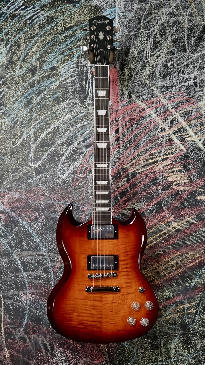 Epiphone SG Modern Figured Mojave Burst - 711106137582